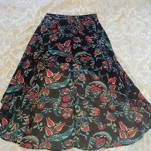 High low skirt